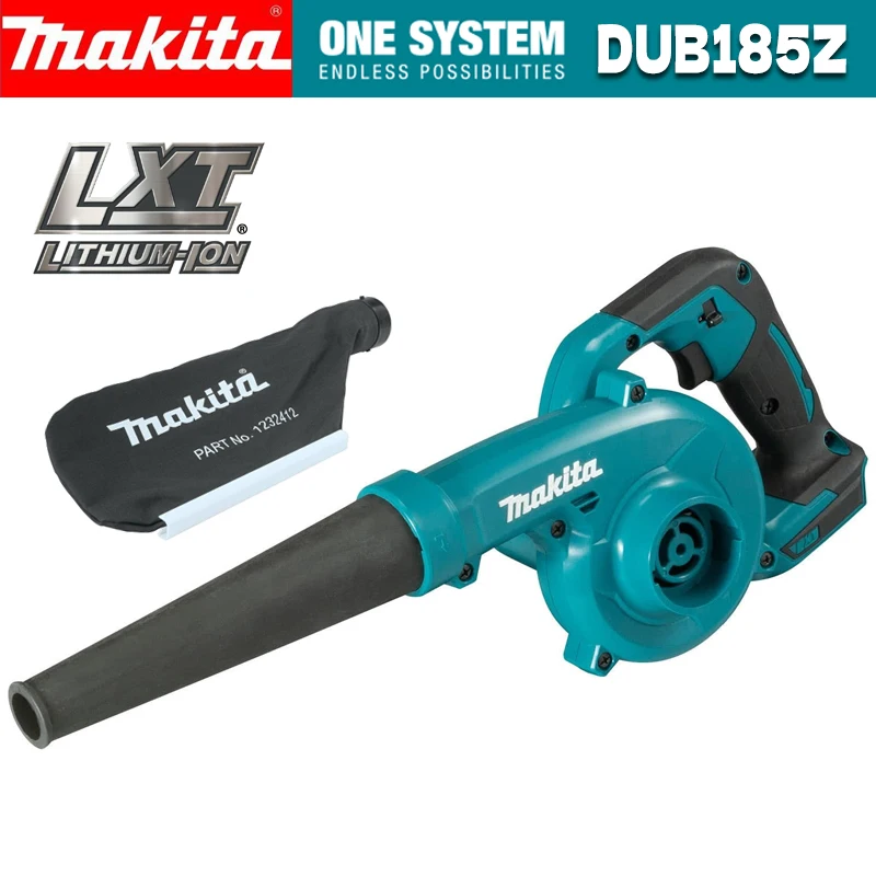 

Makita DUB185Z Cordless Handheld Leaf Blower 18V LXT MAX Air Blower Dust Blowing Cleaning For Woodworking Garden Power Tools