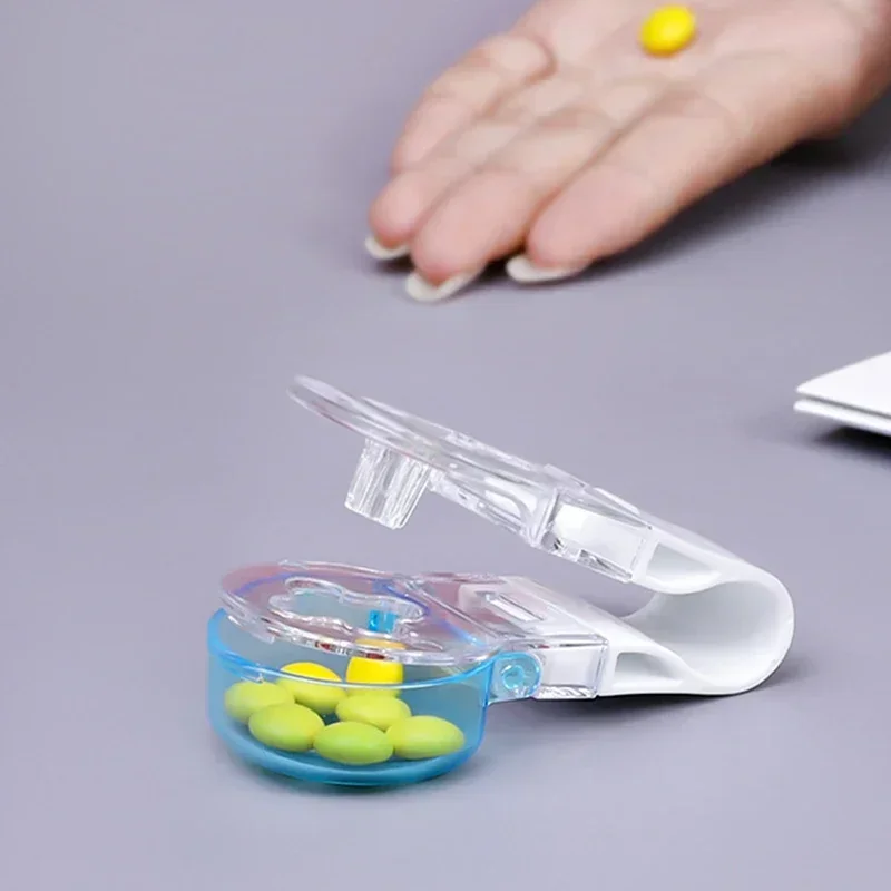 Tragbarer Pillen-Anhänger, Pillen-Anhänger-Entferner, Tabletten-Pille, Blister-Pack-Öffner, Hilfswerkzeug, kein Kontakt, einfach zu transportierende Pillen aus – Detail 11