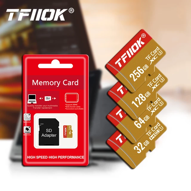 CARTES MICRO SD + ADAPTATEUR 32 GB