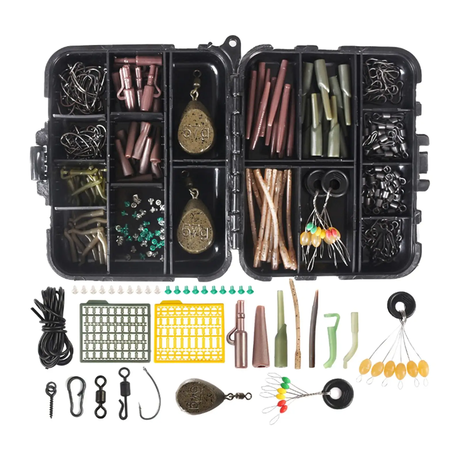 

Fishing Accessories Set Jig Hooks with Carrying Box Equipment Carp Fishing Space