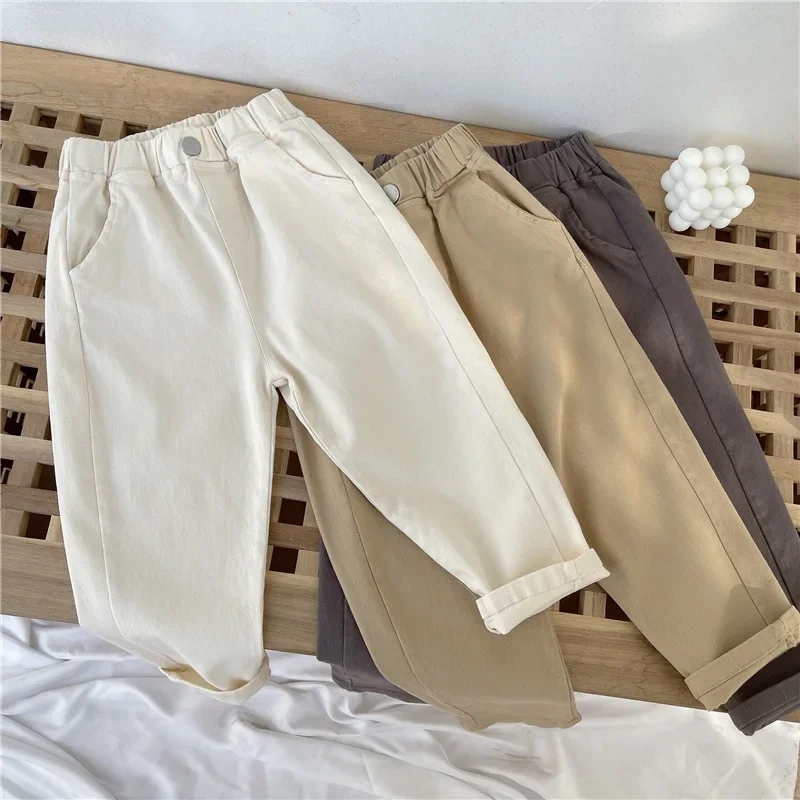 Girls Pants Boys Pants Kids Pants Girls Trousers Kids Pants Slacks Foreign Style Korean Autumn Spring Clothes