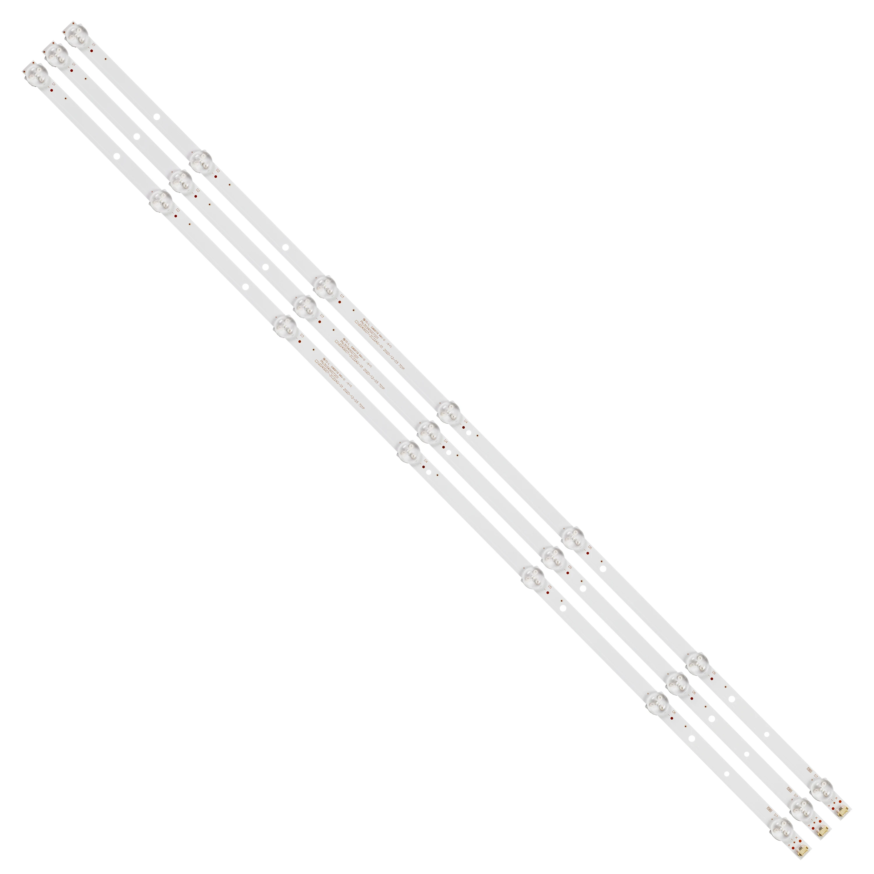 

Светодиодная лента для подсветки Haier LE40U5000TF LE40AL88G31C Hitachi 40C301 светодиодный 30340007201 LE40A6R9 JE400D3HC2N, 3 шт.