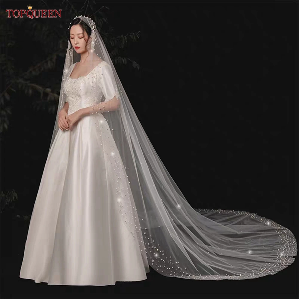 https://ae01.alicdn.com/kf/Scbe8279ae9e747e49f81c57c380a7b64N/TOPQUEEN-V145-Romantic-Wedding-Veil-3M-Bridal-Veil-Pears-Beaded-Cathedral-Length-Veil-1-Tier-Veil.jpg