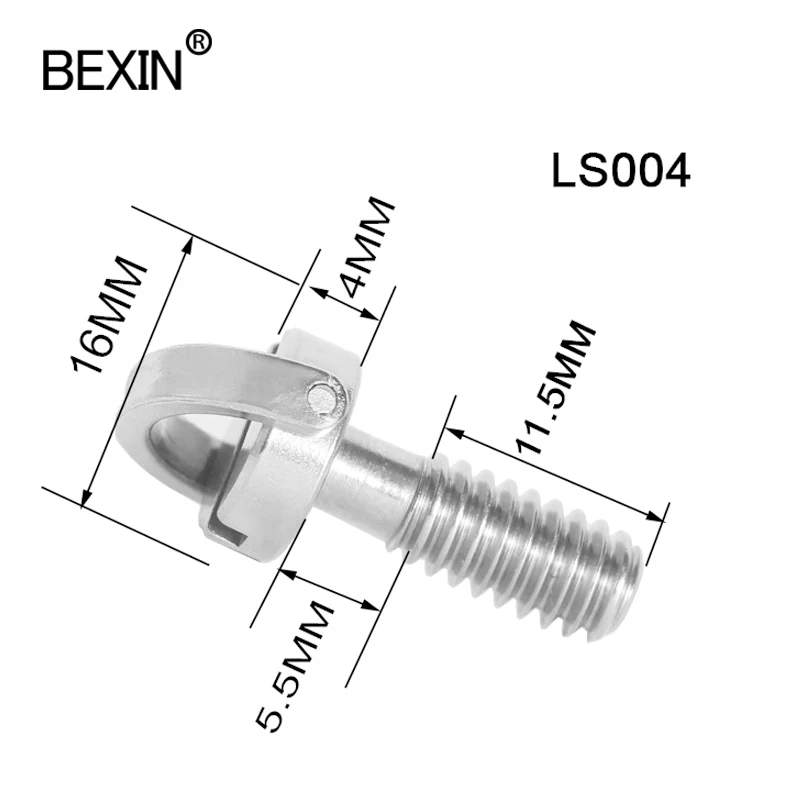 Longer Shaft D-Ring 1/4" Mounting Screw Screws Adapter 1/4" Tripod Quick Release Qr Plate Camera Flathead Slot Stainless-5 Pack camera tripod plate camera screw set