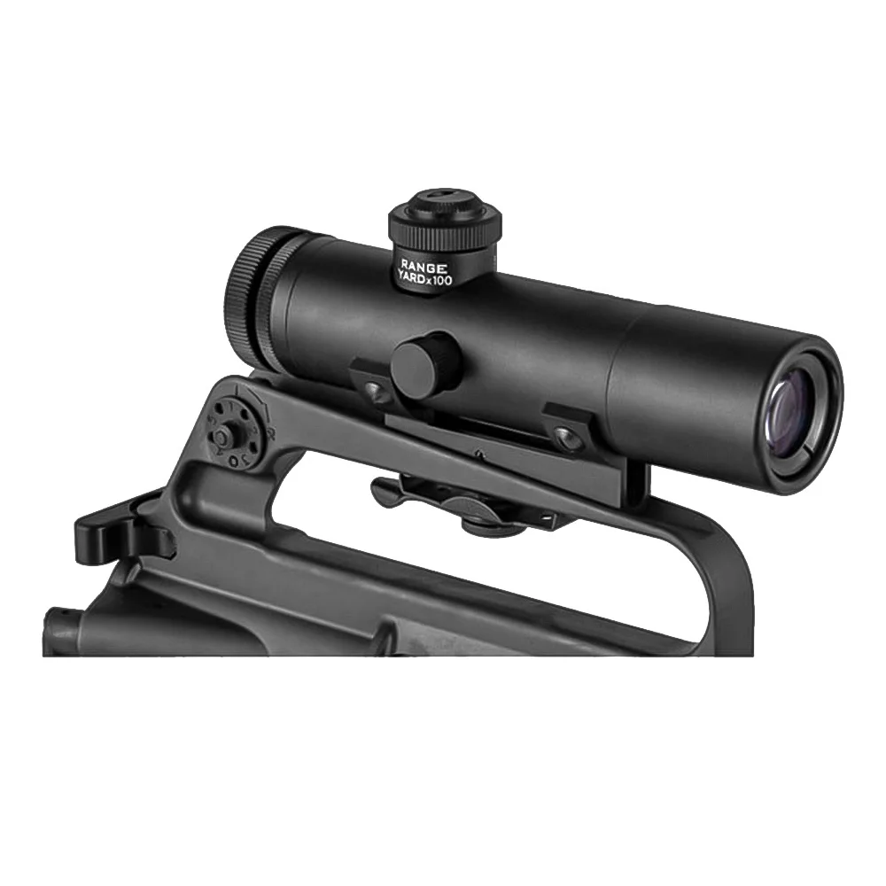 SPINA Optics 4X20 Tactical Rifle Scope BDC Turret Mil-Dot Reticle