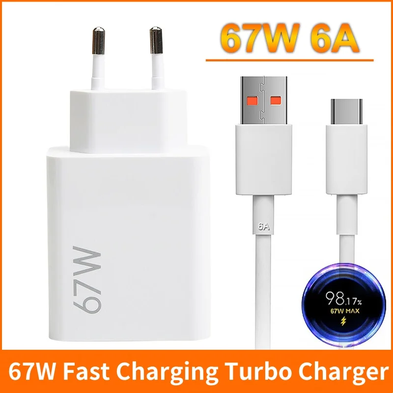 67W USB C PD Interface Phone Charger Adapter For iPhone15 Samsung Huawei charger adapter fast charger battery charger adapter