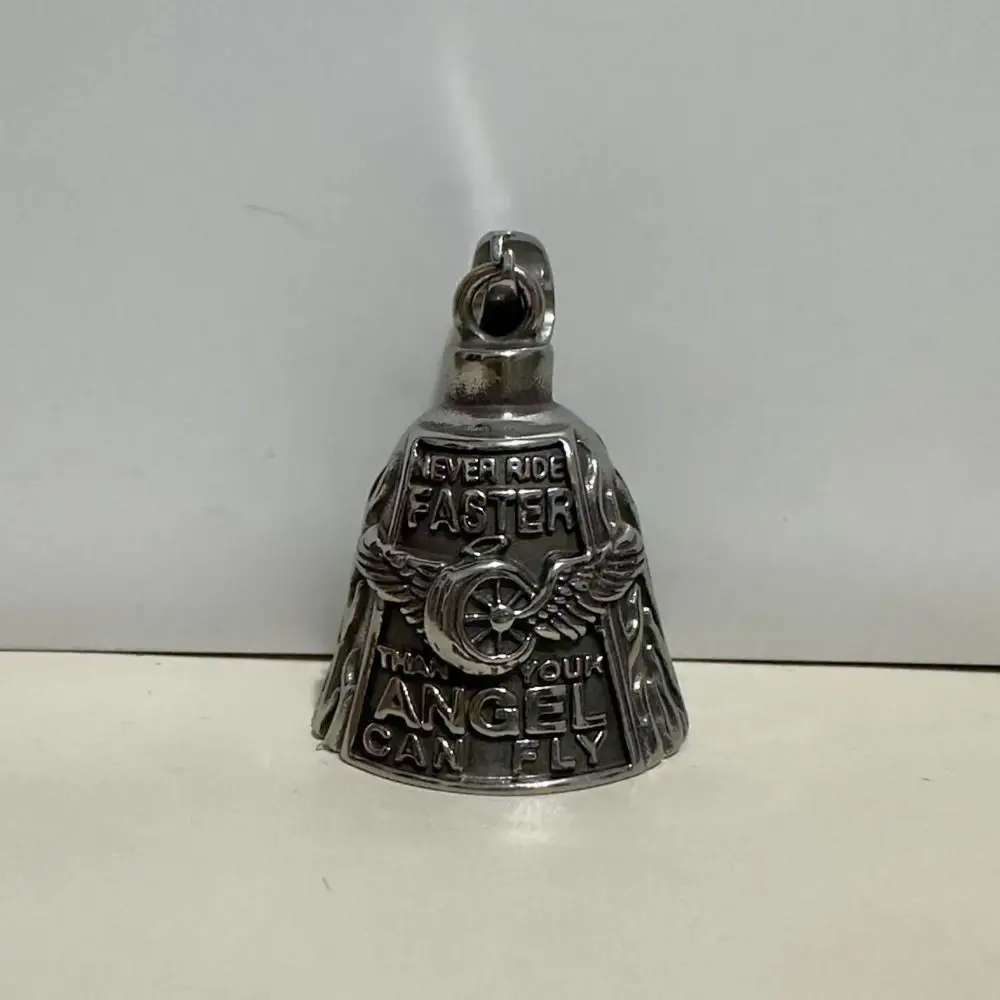 Alloy Motorcycle Guardian Bell Punk Biker Good Luck Charm