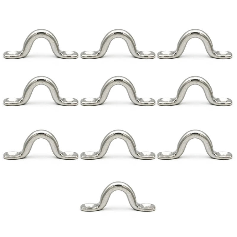 

10 шт. M5 304 накладка из нержавеющей стали Петля для лодки дверные ручки Ручка для двери фурнитура Ручка