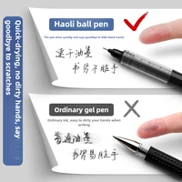 10 шт., высококачественная гелевая ручка иглы, прямые жидкие шариковые ручки, идеальные канцелярские принадлежности Kawaii для школы/офиса, письменные принадлежности — изображение 4