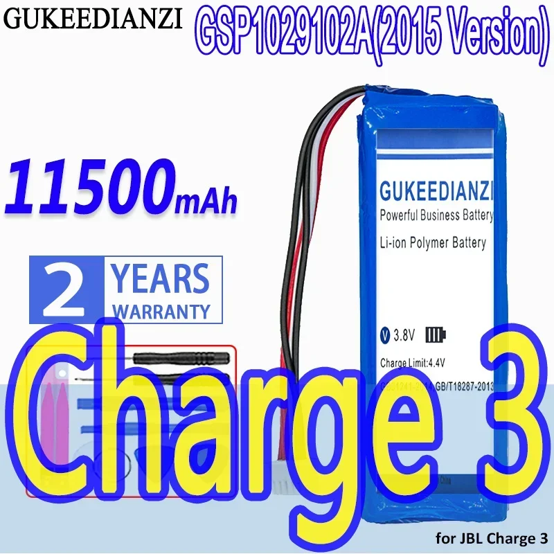 

Аккумулятор большой емкости для JBL Charge 3 Charge 3 2015 11500 Version ,GSP1029102A