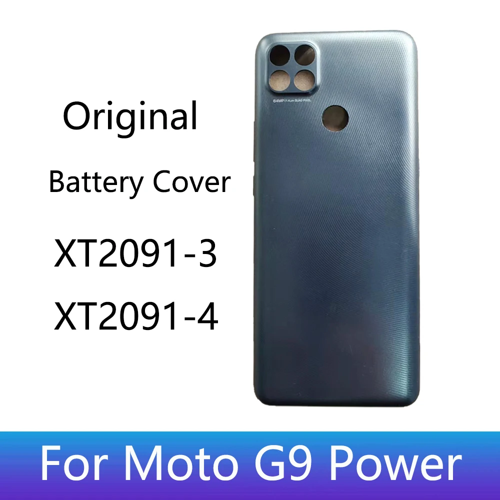 

Задняя крышка батарейного отсека для Motorola Moto G9 Power, задняя панель, корпус для Moto G9 Power XT2091-3, XT, задний корпус
