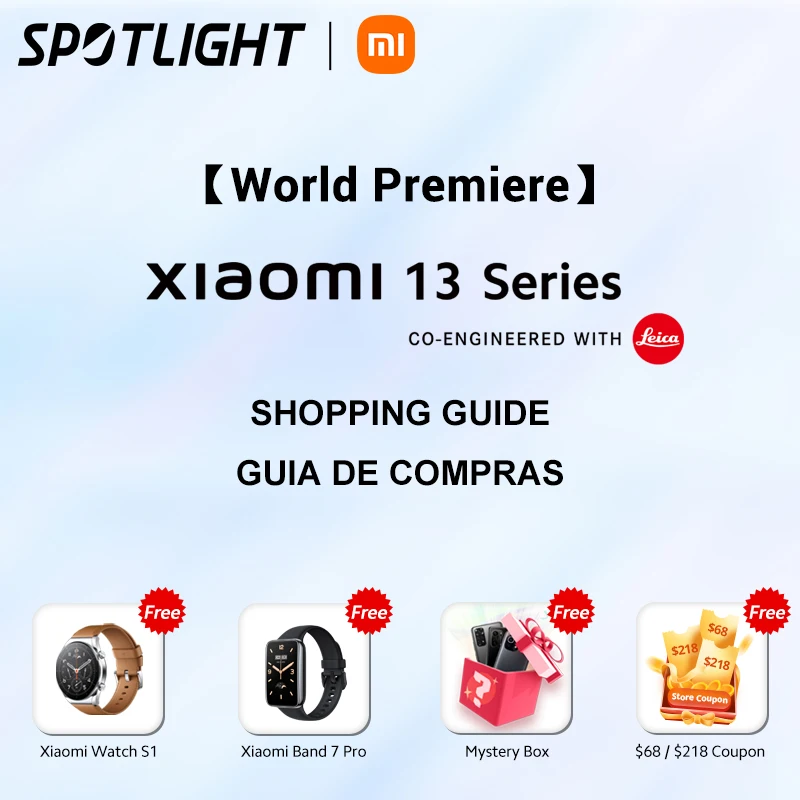【World Premiere】Global Version Xiaomi 13 Series Shopping GuideClick Here to Get Promo Coupons