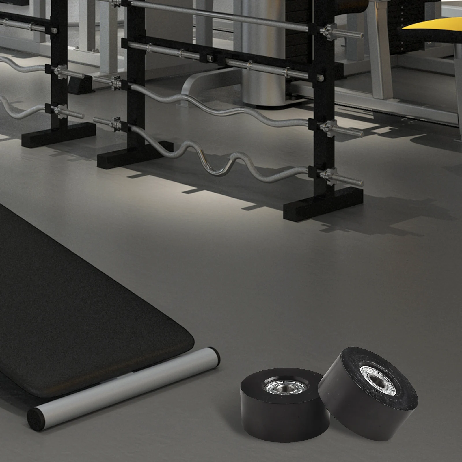 Description Picture 4 of item4PCS Water Rowing Machine Seats Wheel High Load-bearing Rowing Machine Seats Cushion Moving Wheel Rowing Machine Accessories