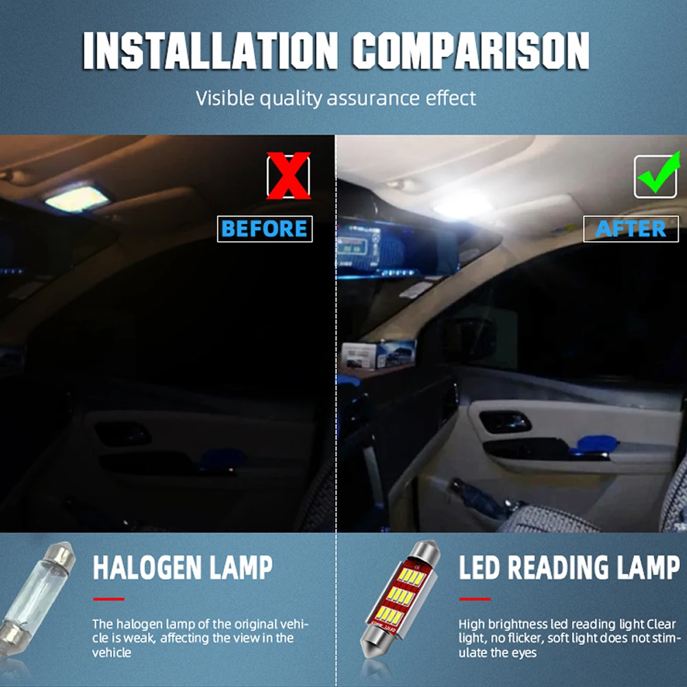 C5W 31MM 36MM 39MM 41MM 12 SMD LED ��ȣ�� ���� ���� �� ���� Ʈ��ũ �ڵ��� ���� ��� ���� 12V DC