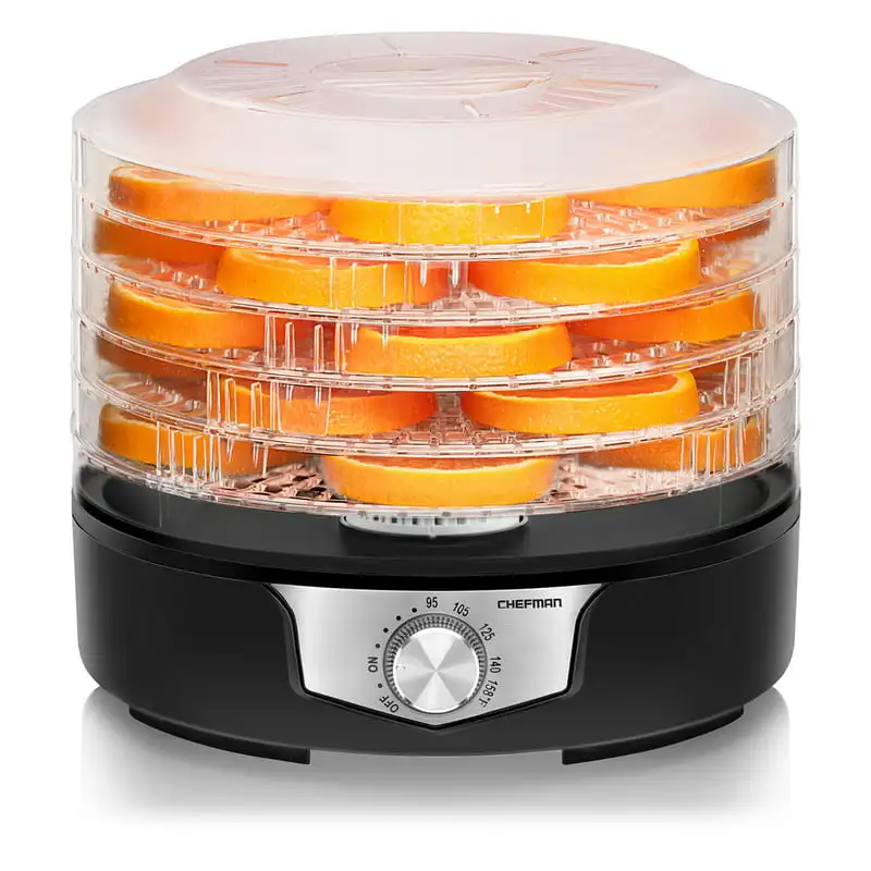 

5-Tray Adjustable Food Dehydrator, Black