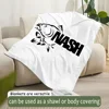Printed Blanket Nash Fishing Logo Picnic Blankets Warm Blanket Soft and Comfortable Blanket Home Travel Birthday Gift 6