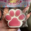 Flocking Stress Relief Squishy Cat Paw Mochi Slow Rebound Fidget Relax Toy Decompression Pinch Taba Foot Sticky Squeeze Cat Claw 5