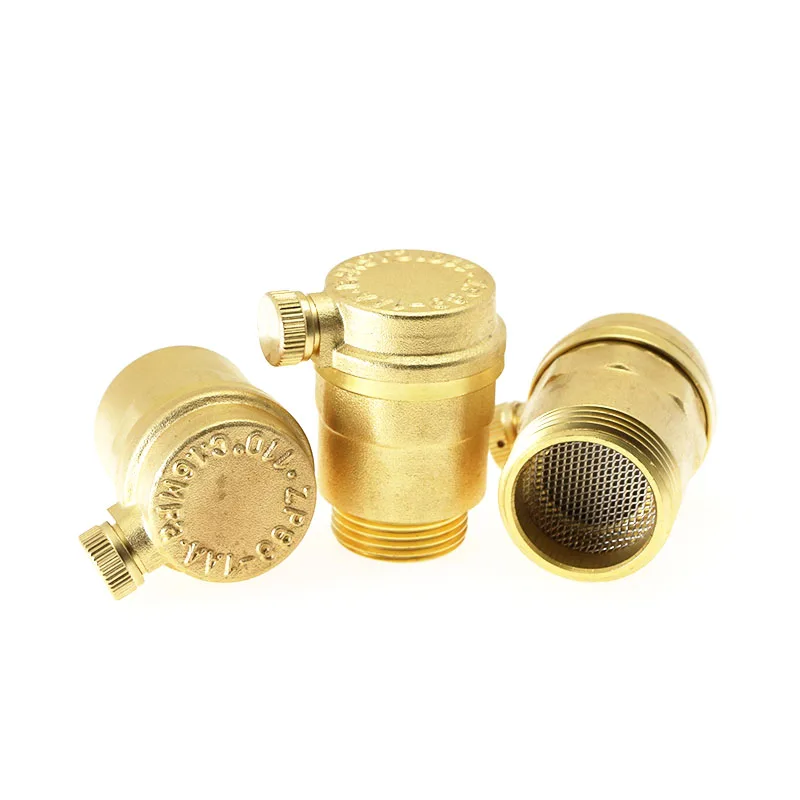 Copper Stainless Steel Automatic Heating Exhaust Valve Pipe Deflation Valve 4 Points 6 Points 1 Inch DN15 DN 20 DN25