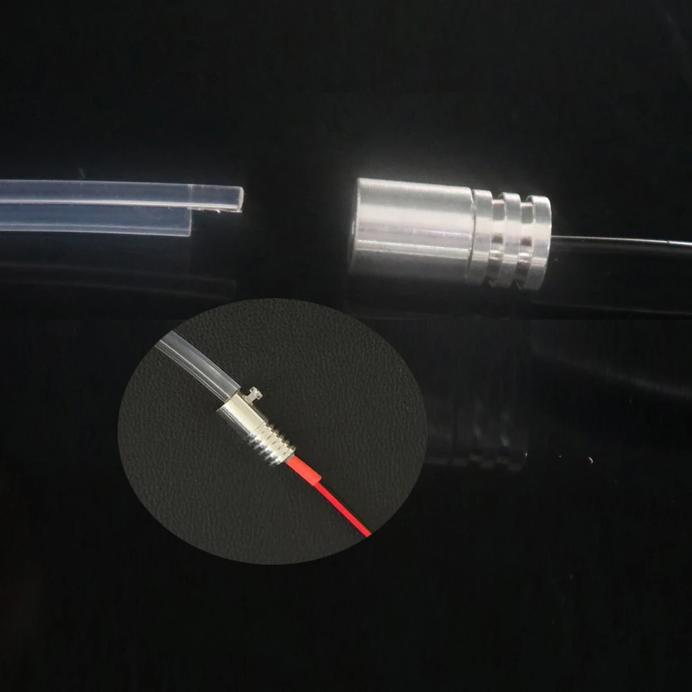 Solid Core Pmma Optic Fiber Plastic Transparent Skirt Side Glow Cable 2.5mm 3mm 4mm 5mm 6mm For Car Decorative Lighting