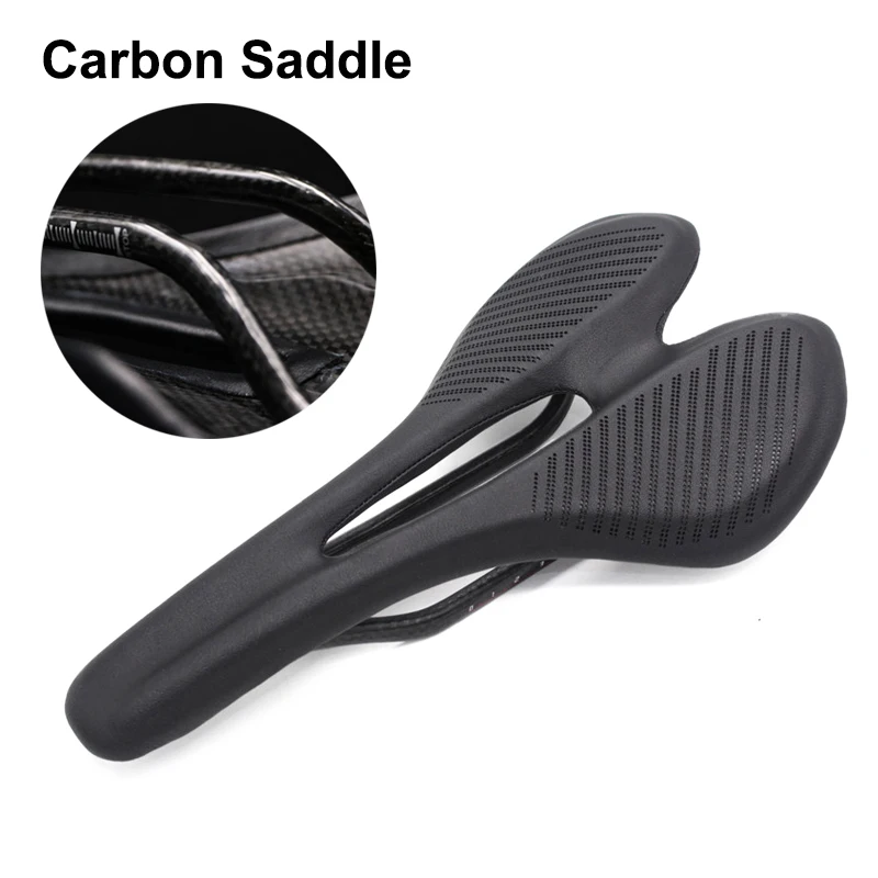SuperLightCarbonbikeSaddleMTBRoadT800CarbonFiberBicycleSeat