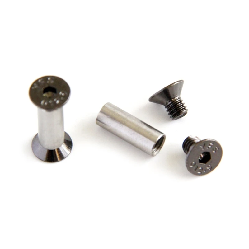 10Pcs M4 Handle Screws - Stainless Steel Tactical Rivets For Knives & Tools (12mm Length)