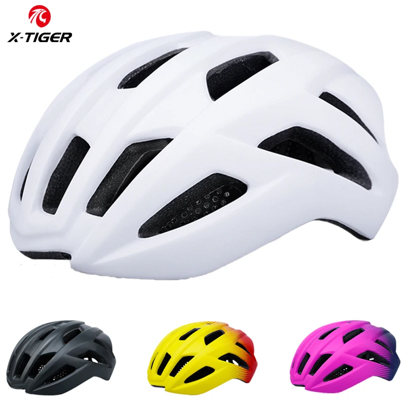 X-Tiger Casco Da Bicicletta Uomo Donna Led Light Helmet Road Mtb Bike Helmet Sport Safe Hat Riding Bicycle Sports Casco Da Moto
