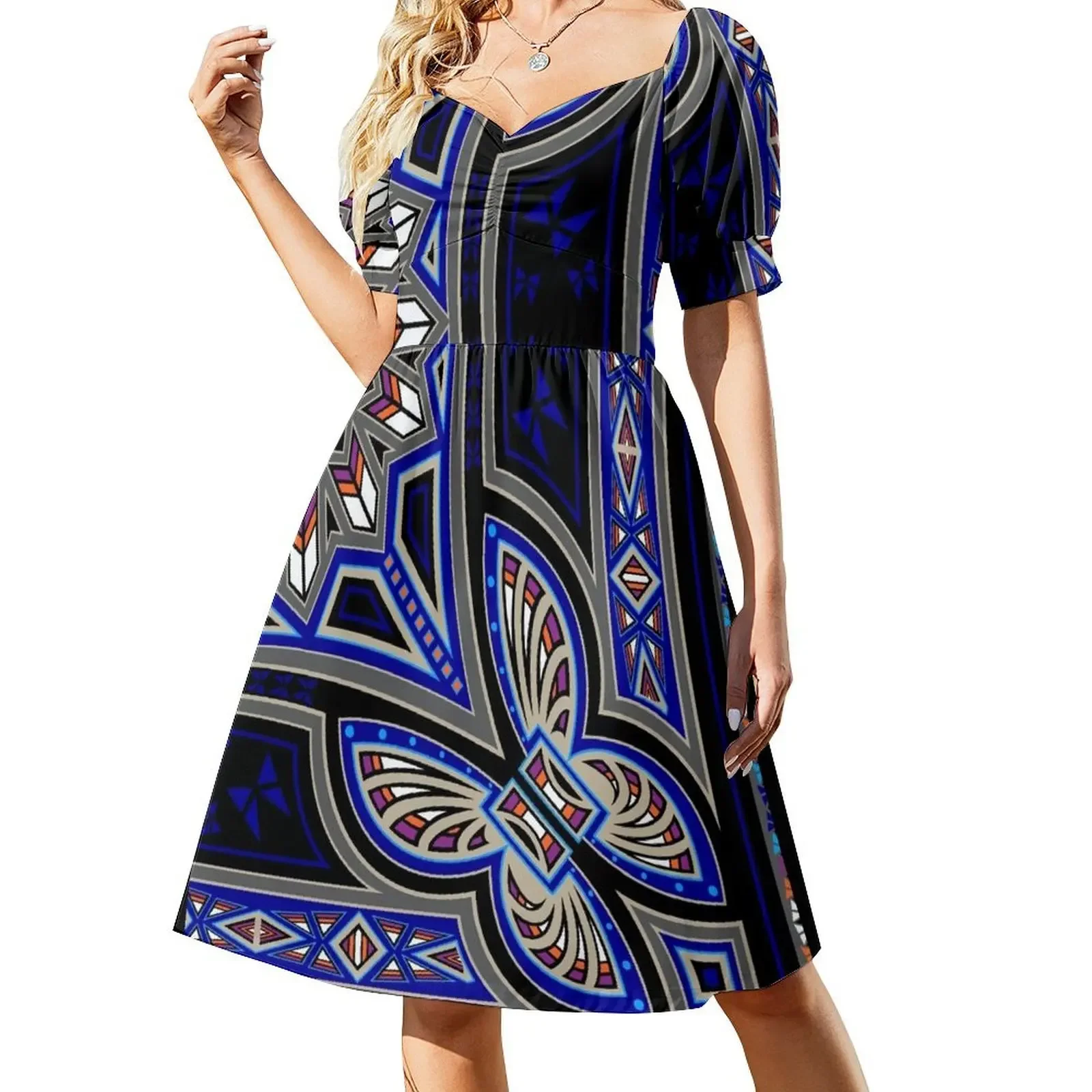 thumbnail image 1 of Vestido sin mangas Butterfly Nation, vestido de cumpleaños para mujer, vestido de lujo, atuendos de playa de estilo coreano para mujer., 1 of 7
