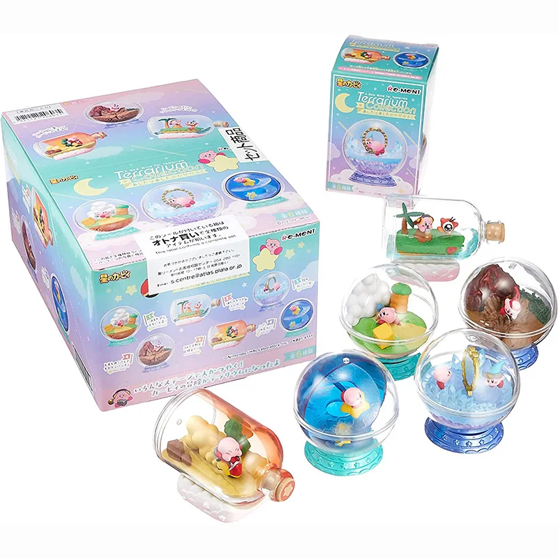 

Original 6pcs/set Star Kirby: A New Wind for Tomorrow Terrarium Re-ment Figures toys for children