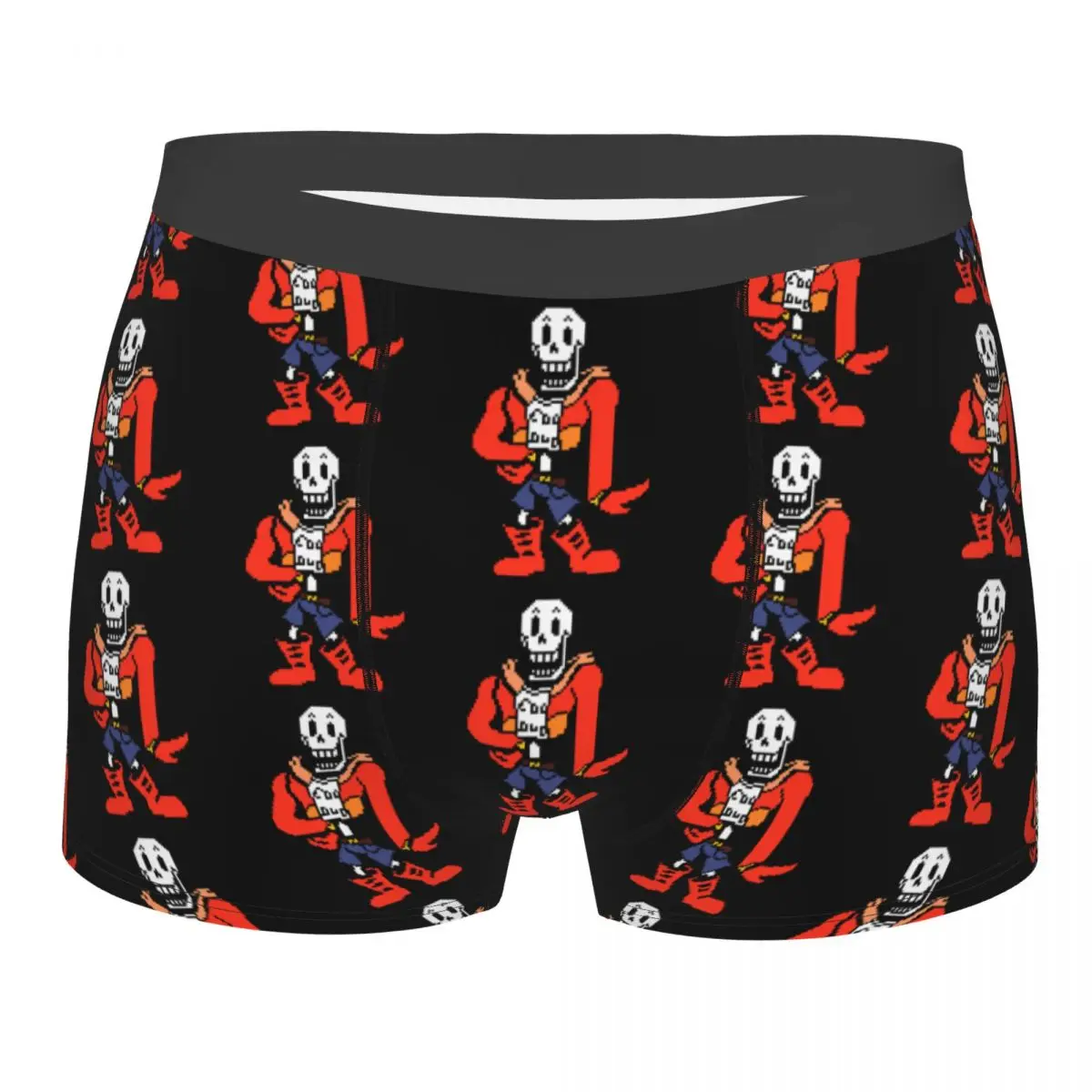 Sans And Papyrus Sprites Undertale Napstablook Men's Boxer Briefs,Highly Breathable Underpants,High Quality 3D Print Shorts