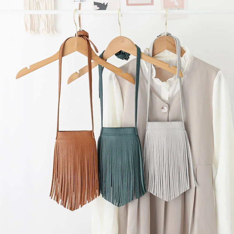 

MODITIN красивые сумки с кисточками для мобильного телефона для девочек новое поступление шикарные повседневные сумки через плечо однотонные женские сумки через плечо