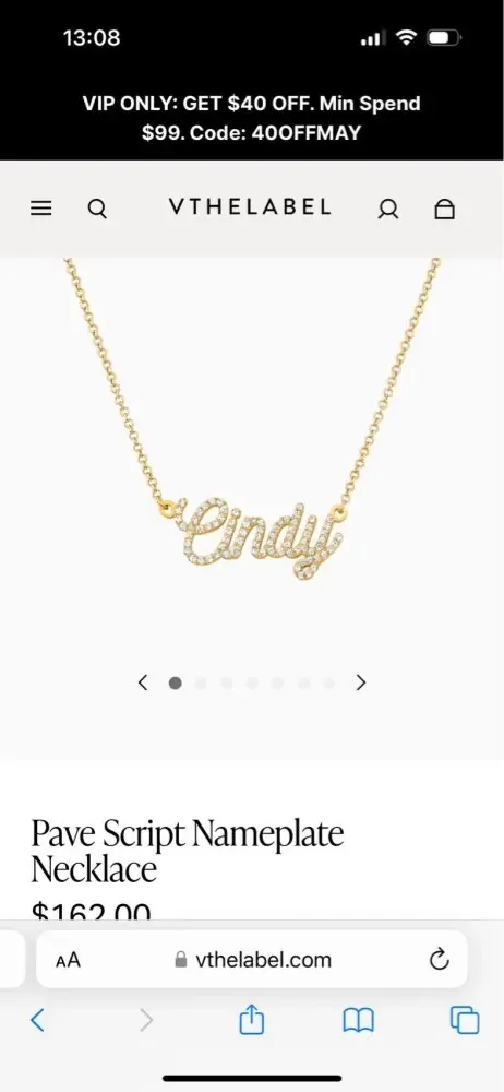 

Серебряное ожерелье на заказ, 2 шт.