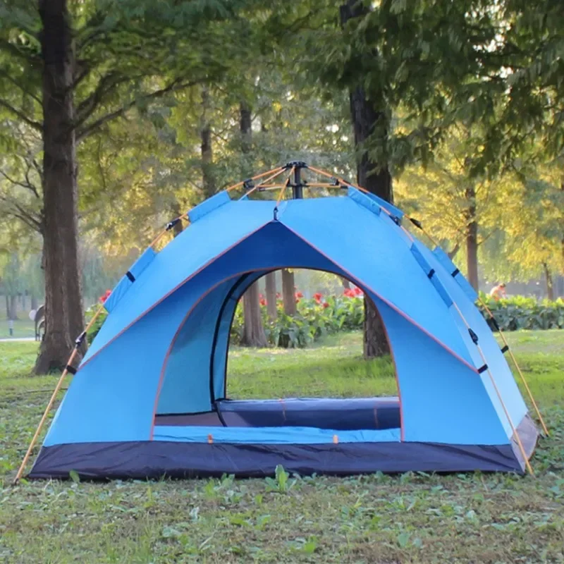 YOUSKY 1-2 Person Automatic Pop up Camping Tent Lightweight Waterproof Outdoor Travel Hiking Beach Tent Ultralight Quick Setup