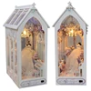 NEW DIY Book Nook Wooden Miniature Model Kit Wedding Dress Casa Bookend With Light 3D Puzzle Bookshelf Home Decor Friends Gifts 1