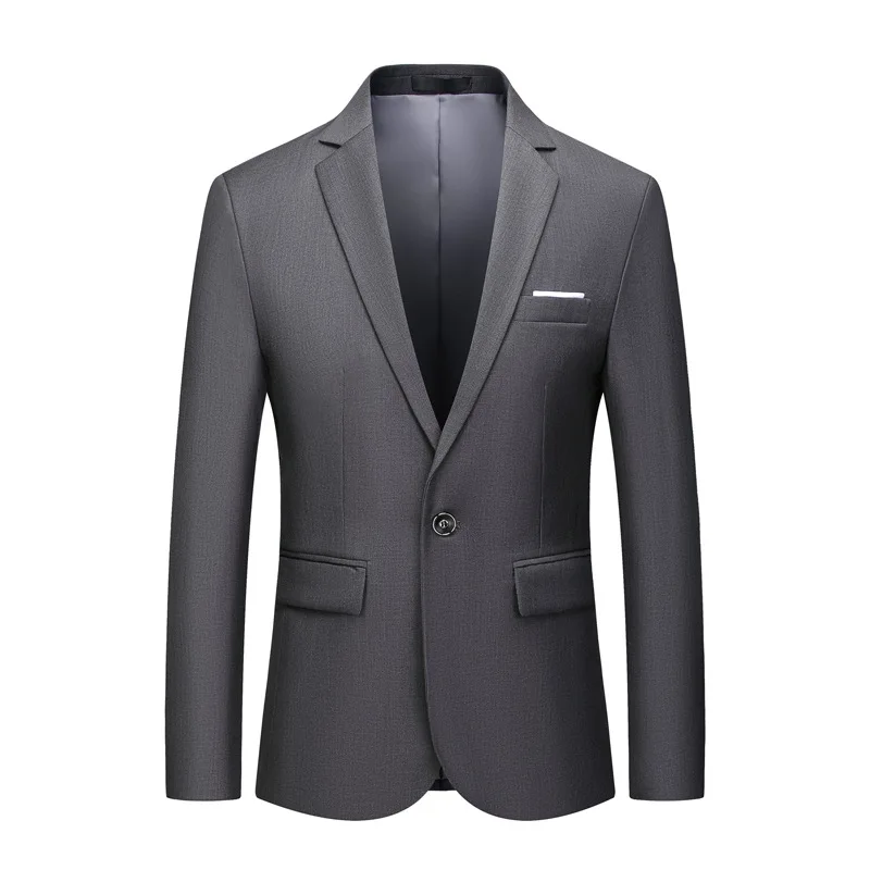 New casual one-button suit jacket for men men's leisure Korean-style slim-fit blazer