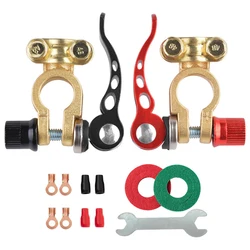 Quick Release Copper Car Battery Terminal Clamps (Style 2)