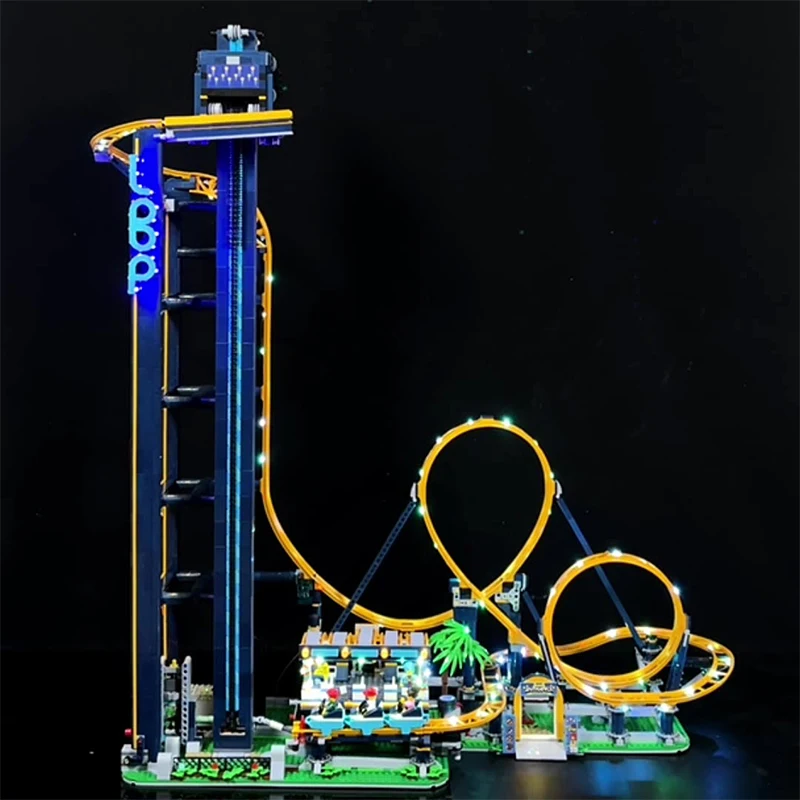 Kit Luci A Led Per Lego 10303 Loop Coaster Building Blocks Giocattolo In Mattoni (Solo Luce A Led, Senza Modello Di Blocchi)