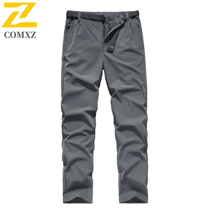 EiAO Men's  Softshell Pants Spring-Autumn Quick-Dry Windproof Water-Resistant Stretch Hiking Workwear Fishing Casual Sports 2025