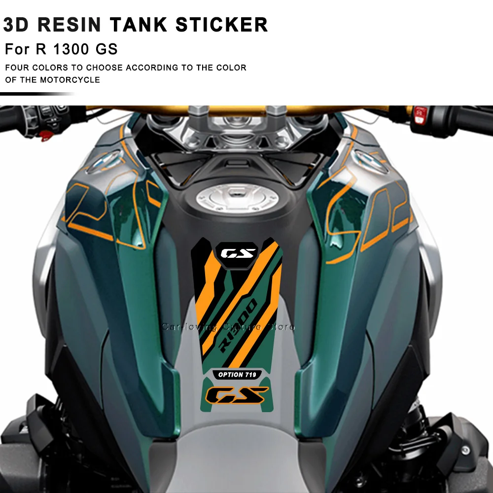 

3D Resin Sticker Motorcycle Accessories Gas Fuel Tank Pad Protector Decal Case For BMW R1300GS R 1300 GS R 1300GS 2023 2024