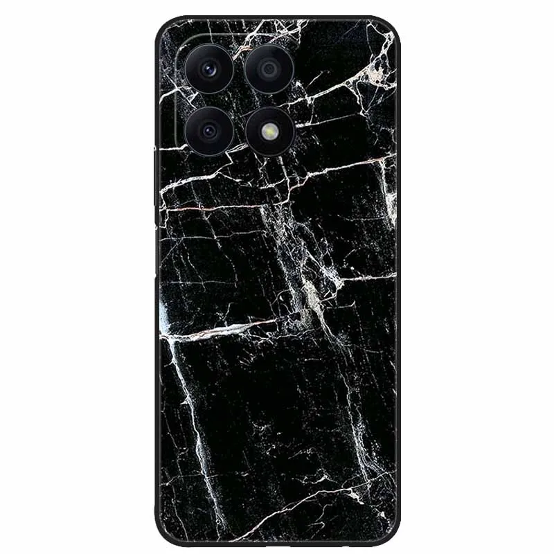 Elegant Marble Design Soft TPU Phone Case – Stylish Protective Back Cover with Floral Coques