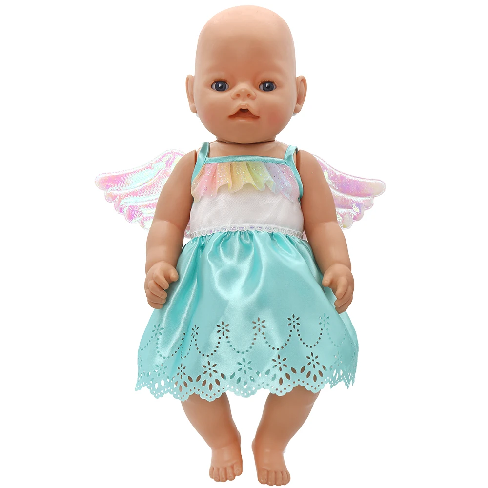 Babypuppenkleid 43 cm für 17" Mädchenpuppe Sommer-Outwear-Zubehör – Detail 28