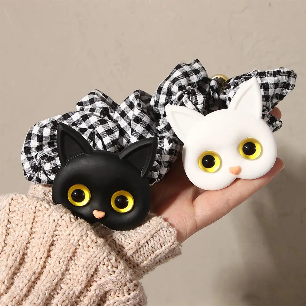 

Girls Children Fashion Design Fabric Women Scrunchies Korean Style Accessories Plaid Hair Rope Elastic Hair Bands