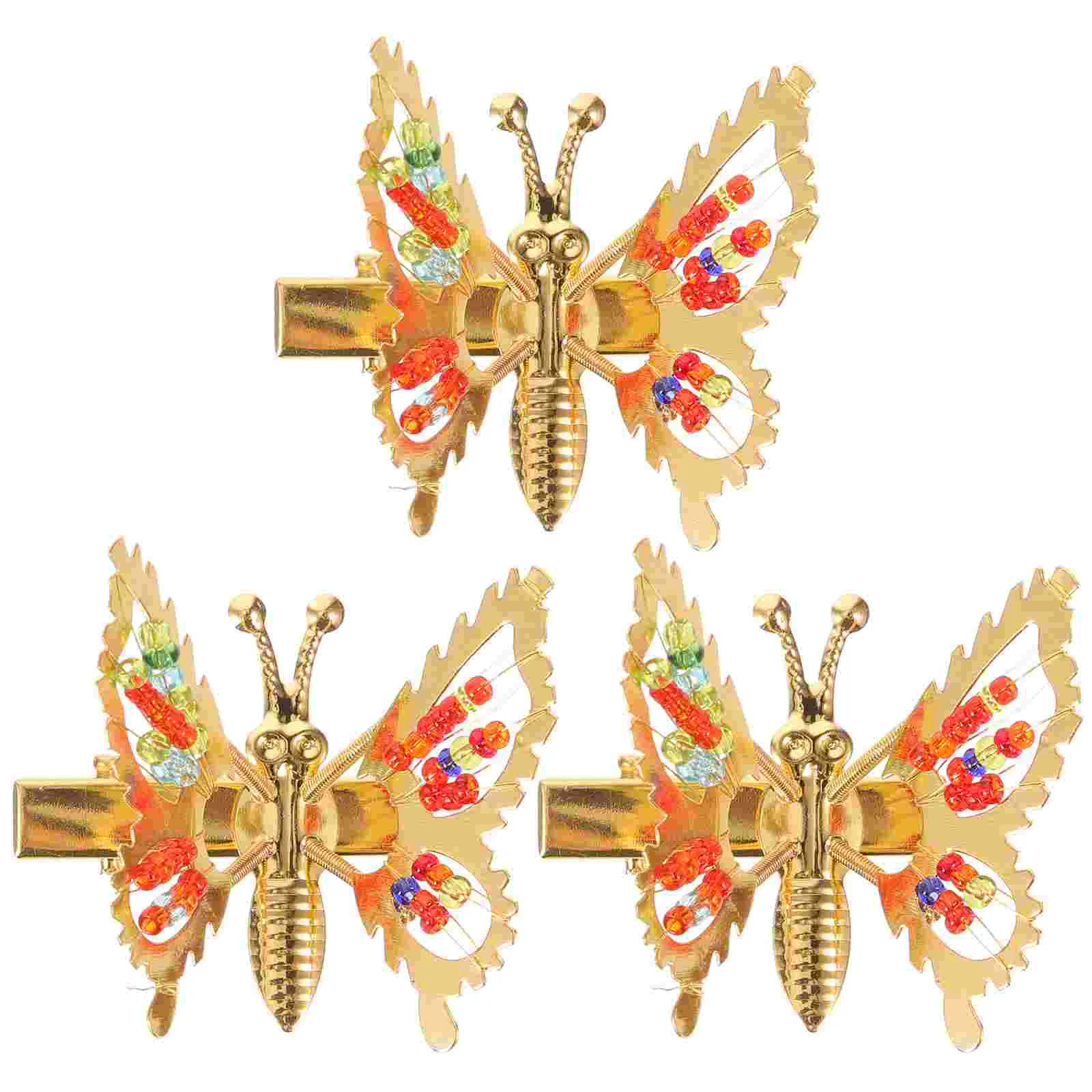 

3pcs Butterfly Barrettes Butterfly Hair Clips Fairy Barrettes Women Hair Accessories