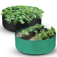 10/50/ Gallons Fabric Garden Raised Bed Round Planting Container Grow Bags Fabric Planter Pot for Plants Nursery Pot Plant Pots 1
