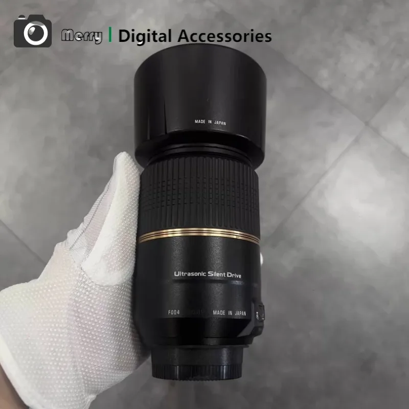 타몬 SP 90mm F2.8 Di MACRO 1:1 VC USD F004 풀프레임 프라임 렌즈 DSLR 카메라용 95% 새 상품