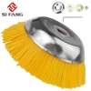8" 200mm Universal Grass Strimmer Head Trimmer Brush Nylon Wire Wheel Garden Weed Lawn 1