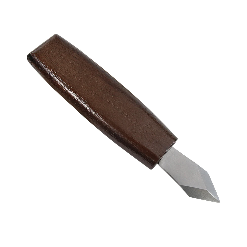 Marking Knife Double Bevel Striking Knife CR-V Sharp Blade Wooden Handle For Woodworking Carving Marking