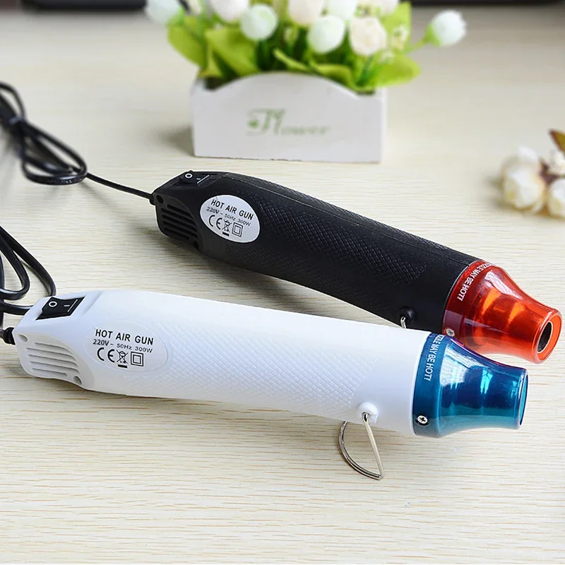 Electric Hot Air Gun Soldering Dryer Wrap Blower Heater Shrink Plastic Handle Fast Heating Up 300W EU Plug DIY Power Tool