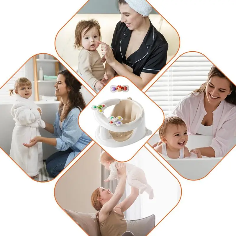 Sièges de bain pour bébés assis