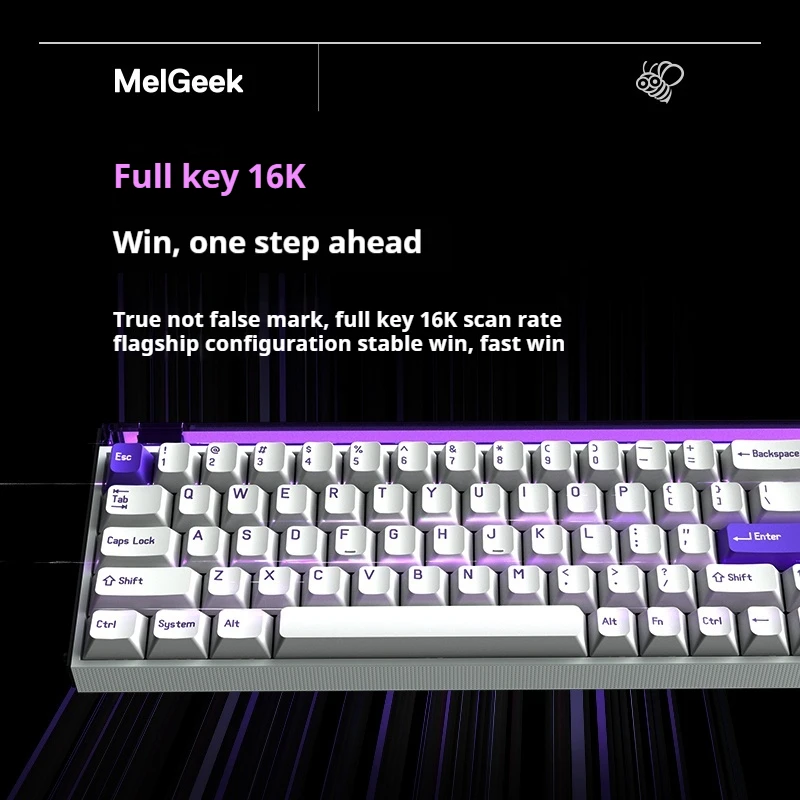 MELGEEK MADE68 Pro Mechanical Keyboard Wired Magnetic Switch 16k