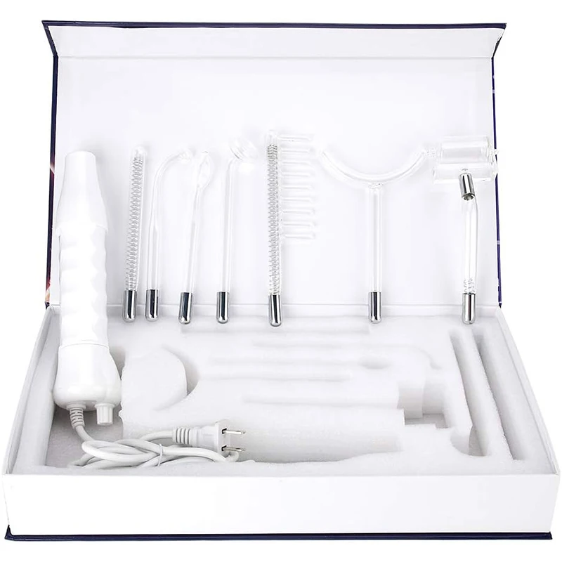 Portable High Frequency Appliance With Original Box Electrode Tube Electrotherapy Skin Care Facial Spa Salon Acne Remover
